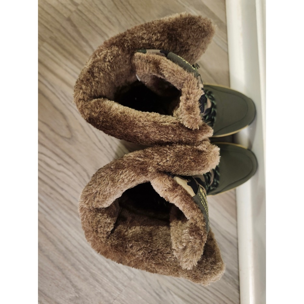 Womens Fashion Camouflage Sport Winter Snow Boots Fur Lined Size 6.5 - Picture 6 of 8